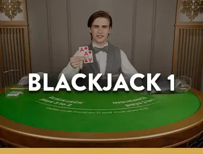 Blackjack table 1 Cafe Casino Live Dealer