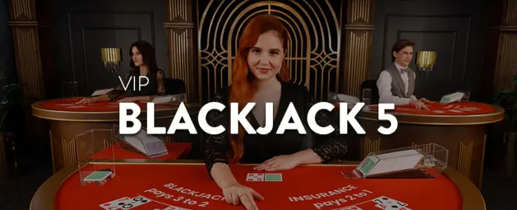 VIP Blackjack table 5 Cafe Casino Live Dealer
