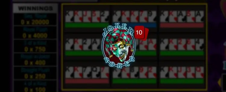 Joker Poker 10 Hands