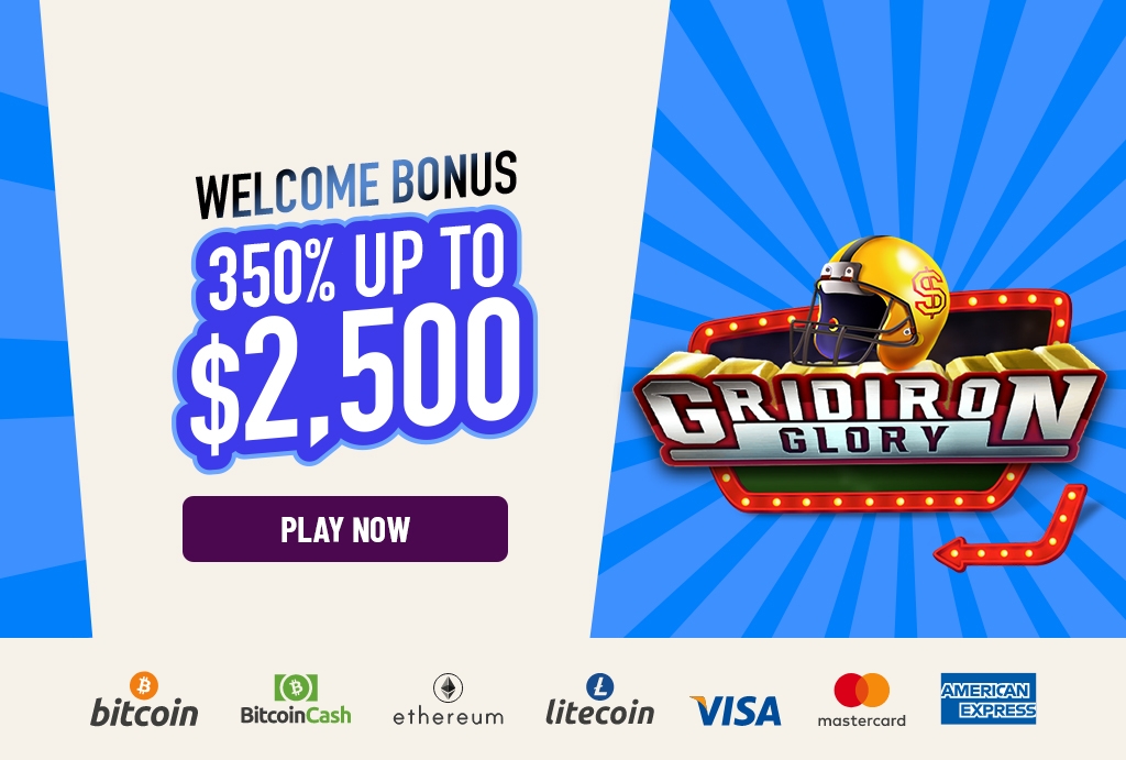 Welcome Bonus 350% up tp $2,500
