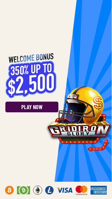 Welcome Bonus 350% up tp $2,500