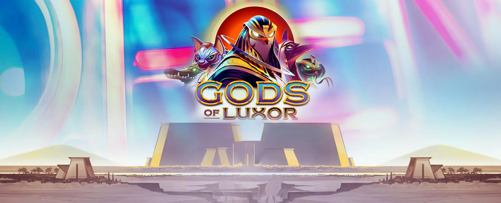 Play Gods of Luxor slot game at Cafe Casino