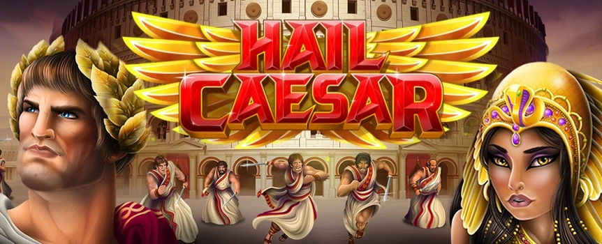 Take a trip to Rome’s famous Coliseum when you play Hail Caesar, the exciting online slot at Cafe Casino that takes you back to the days of the Roman Empire.