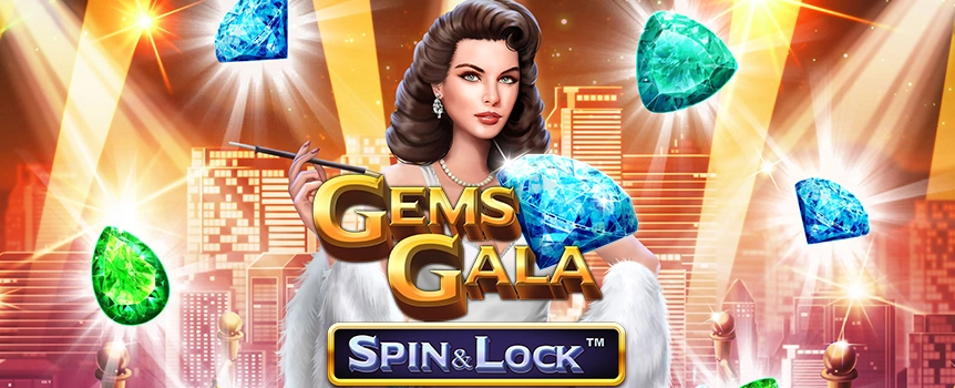 Step into the glimmering world of Gems Gala Spin & Lock at Cafe Casino! You'll have a good time in this game with special re-spins, amazing multipliers, and extra free spins.  