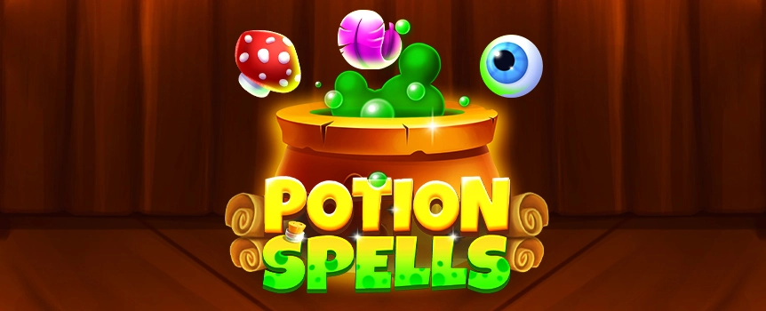 Potion Spells is an online slot offering the perfect mix of big prizes, exciting bonus features, and exhilarating gameplay. Everything comes together to create a fantastic concoction, ensuring you find excitement on every spin of the reels. If you’re lucky, you’ll might even win the top prize, which comes in at a staggering 12,000x your bet!
