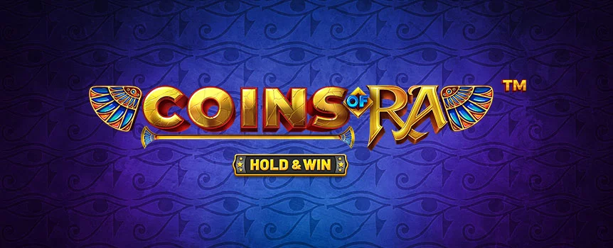 See if you can land some of the ancient Egyptian gods' mysterious treasures in the Coins of Ra online slot game at Cafe Casino.
