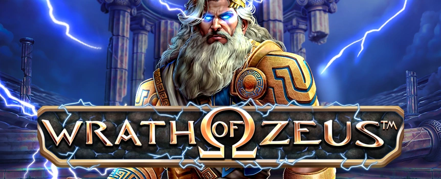 Enjoy the Wrath of Zeus online slot today here at Cafe Casino and see if you can hit the game’s giant maximum win, which is worth thousands of dollars!