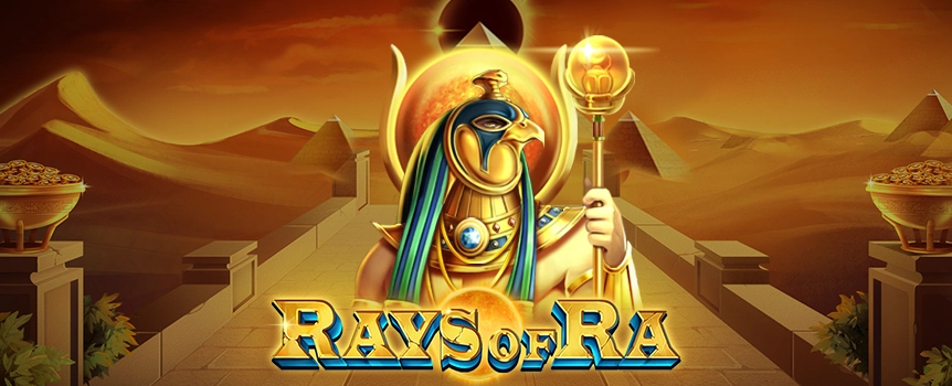 Ra is the star of this exciting slot game. He’s the sun god of ancient Egypt and when you meet him in Rays of Ra, he could award you some great bonuses.