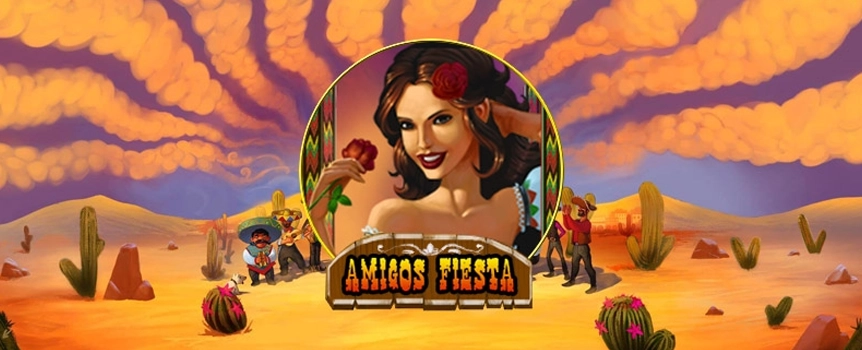 You don’t need to cross a border to travel to Mexico. Just toss your sombrero into the ring and play Amigos Fiesta. This 5-reel slot is a never-ending party, where even non-winning spins help boost your score. Spin by spin, they help raise the multiplier and the Heat Meter, which resets only after a huge payout up to 20X your next win.