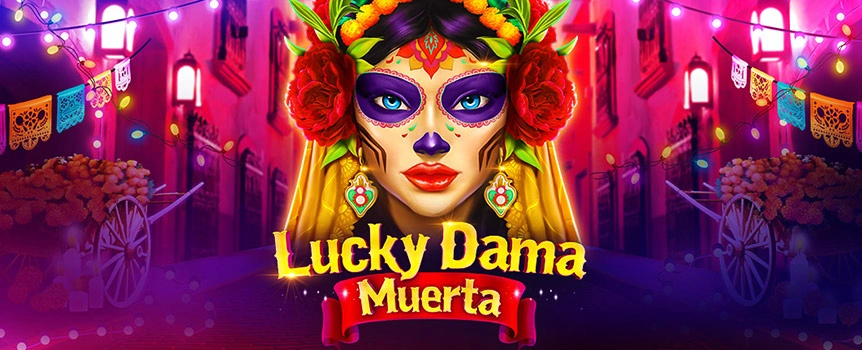 You can now celebrate the Day of the Dead every single day when you spin the Reels of this exciting 3 Row, 5 Reel, 10 Payline slot with gigantic Cash Prizes up to 2,750x on offer!