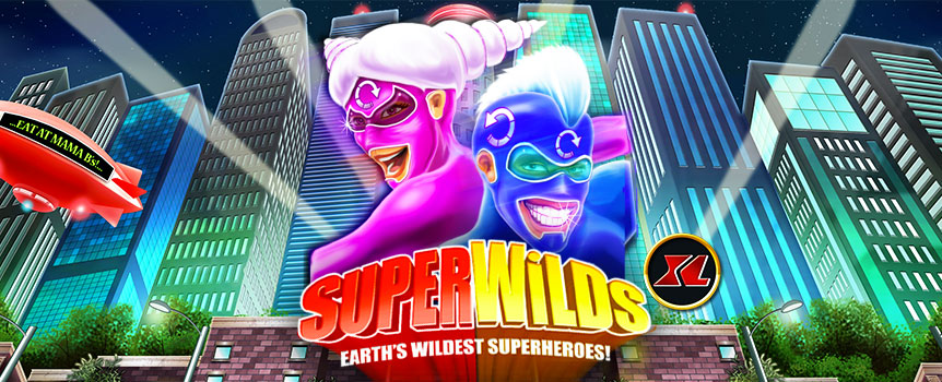 
Enjoy superhero action with the Super Wilds XL slot at Cafe Casino.