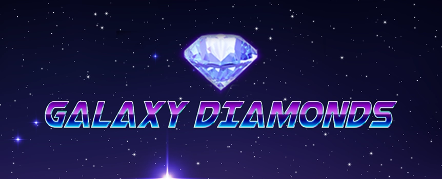Join the interstellar excitement today with the Galaxy Diamonds online slot at Cafe Casino. Can you hit the game’s top prize and win thousands of dollars?