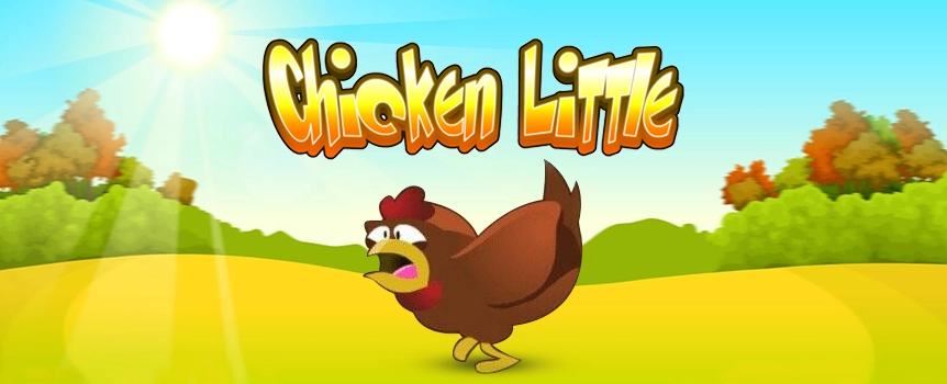 Uh-oh, it looks like the sky is crashing down in this hilarious 3-reel slot game. Meet Chicken Little, your plucky, slightly crazy bird-friend, who’s somehow managed to convince himself that the sky is falling. 
