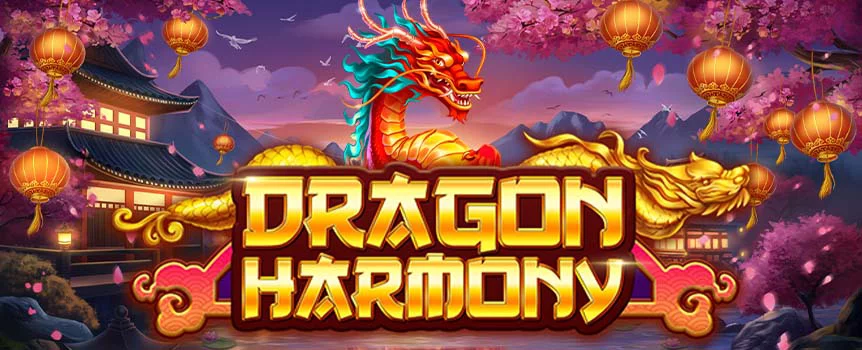 Celebrate the Chinese New Year in style with the Dragon Harmony online slot, here at Cafe Casino. Can you win thousands in the Lock & Load bonus feature?