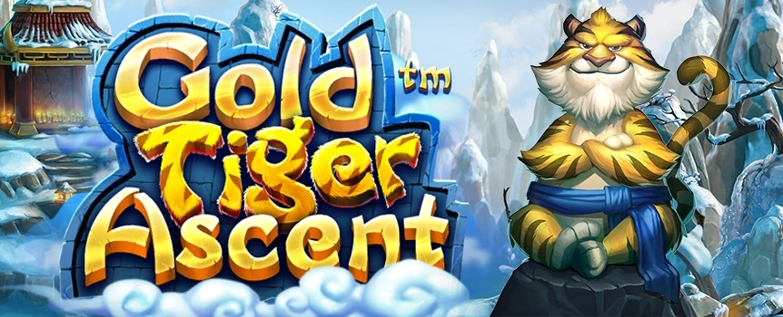 Play Gold Tiger Ascent, a visual spectacle, and enjoy a modern twist on the classic 3x3 slot format. Win up to 2,520x your bet - play at Cafe Casino now!