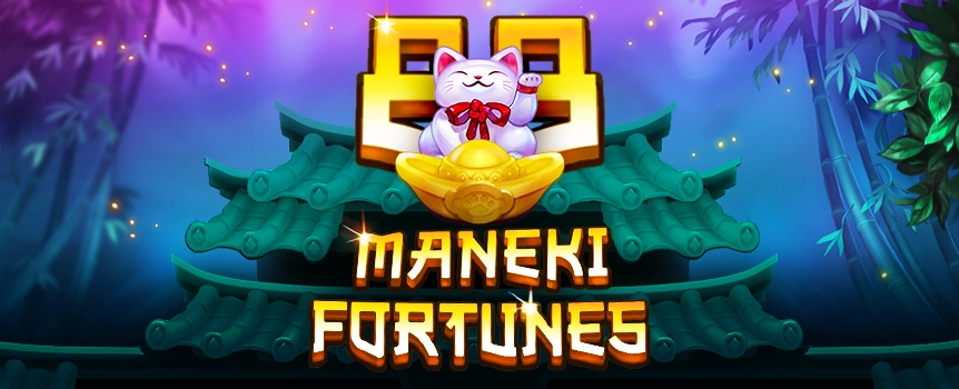 Maneki 88 Fortunes transports you to Japan, where you’ll find a range of Japanese-inspired symbols on the reels – including the famous Maneki Neko, which is said to bring good luck to its owner! 