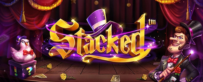 For Magical Cash Prizes, take a Spin on this exciting 4 Row, 4 Reel, 20 Payline slot today. Play Stacked now for Payouts over 660x your stake!