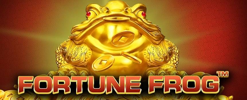 In the ancient Chinese-inspired world of Fortune Frog, a friendly frog peers down from above the reels, eager to share good luck and big wins with you. 