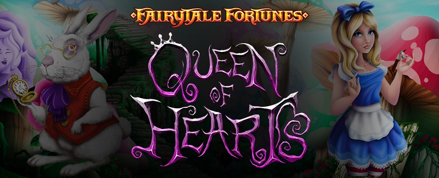 Play the action-packed and exciting Fairytale Fortunes: Queen of Hearts online slot at Cafe Casino and see if you can win the jackpot worth thousands.
