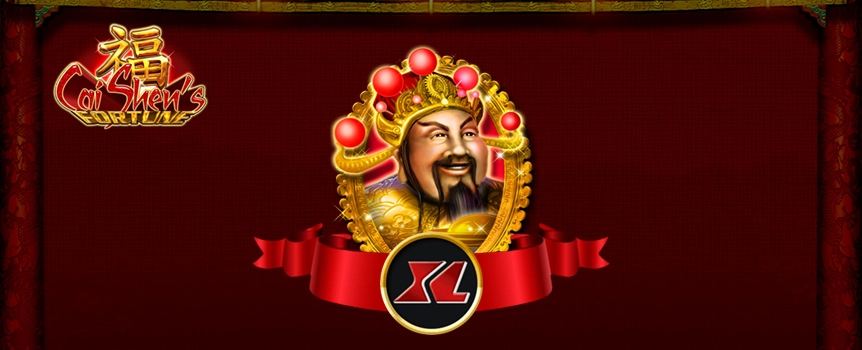 Join Caishen the God of Wealth in this 3 Row, 5 Reel, 243 Payline slot that will transport you directly to China where you will be spinning through Royals Nine, Ten, Jack, Queen, King, and Ace, as well as Koi Fish, Jade Necklaces, Red and Yellow Cards, plus you’ll even meet Caishen himself on the Reels! 