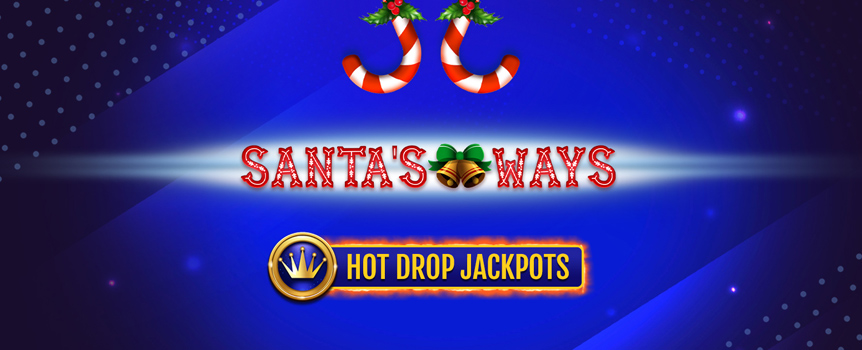 Get yourself in the Christmas Spirit on any day of the year when you play this Jolly 3 Row, 5 Reel, 243 Payline Festive slot! 