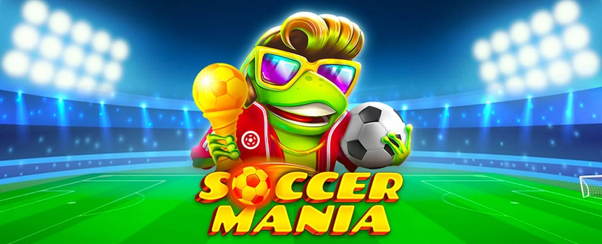 Soccermania is a soccer-inspired video slot and it’s action packed, fast paced, and looks amazing! It uses a pretty retro theme designed around a 3-reel, 3-row format, and there are five paylines.