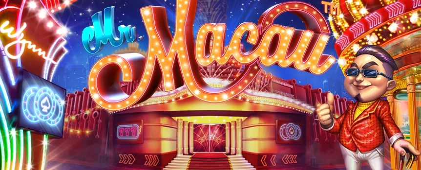 Play the fantastic Mr. Macau online slot today at Cafe Casino and see if you can win the game’s gigantic top prize, which can be worth thousands of dollars!