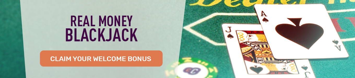Play online Blackjack for money at Cafe Casino