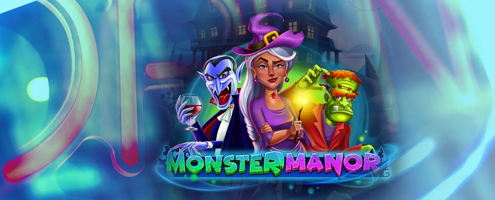 Play Monster Manor slot game at Cafe Casino