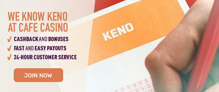 How to Play Keno online for money at Café Casino