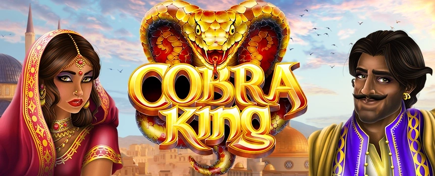 Play Cobra King today for a 4 Row, 5 Reel, 1,024 Payline Arabian slot with Enormous Cash Payouts on offer!
