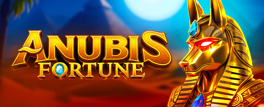 Follow the god of the underworld below the pyramids in Anubis Fortune. Play at Cafe Casino and use Wilds and up to 33 Free Spins to escape from the Duat!