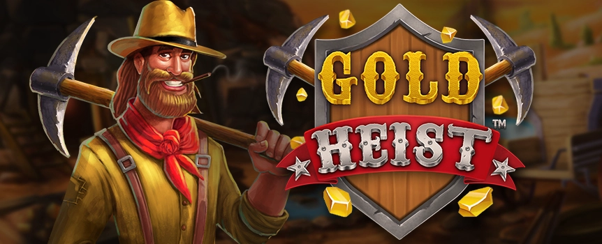 Cafe Casino is proud to present Gold Heist - a Wild West themed video slot with a great RTP of 96.12% and multiple bonuses and features. Try it today!