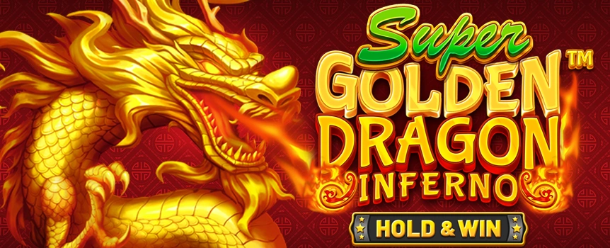 Take a Spin on this 3 Row, 5 Reel, 243 Payline slot today for Fiery Cash Prizes over 2,900x your stake! Play Super Golden Dragon Inferno now.