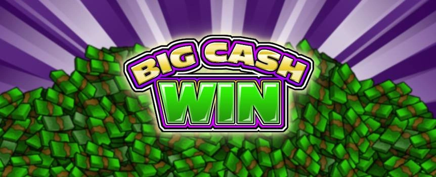 Now here’s a game that cuts through all the bull and gets to the heart of what’s really important in life: Big Cash Wins. This is a little 3-reel slot that’s not afraid of thinking big, especially when there’s so much to be won. Get into the money now; all you’ve got to do is hit “Spin” and line up some winning combinations on the reels to score bigtime. The symbols are, in fact, easy to remember with traditional slot game icons like Red Cherries, Golden Sevens and more. Reel in that Big Cash Win and live it up with this dynamic slot game.