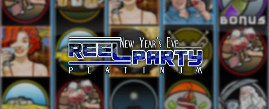 It’s time to bring in the New Year with the experience of a lifetime with Reel Party Platinum, the 5-reel, 15 line sequel to the original Reel Party slot game. Reel Party takes over from where it’s predecessor left off, featuring unbelievable graphics and animations that’ll really get you in the mood to party all night long. So drink that champagne like it’s going out of style and resolve to be bold for the New Year because your fortunes are looking up. While you’re partying like a rock star, make sure to keep your eyes on the reels as well because the right combination of symbols could land you a big win or trigger the bonus round which will only improve your payline wins.