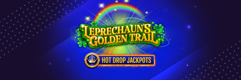 See if you have the luck of the Irish by playing the Leprechaun's Golden Trail online slot game at Cafe Casino. This game also features 3 separate Hot Drop