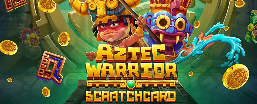 Aztec Warrior is an epic 3x3 Scratchcard Game with the potential to Win Colossal Prizes up to 6,500x your stake! Play now.
