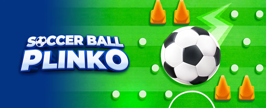 He shoots, he scores! Light up the board in Soccer Ball Plinko and land Multipliers up to 10,000x your bet. Dribble your way to victory at Café Casino
