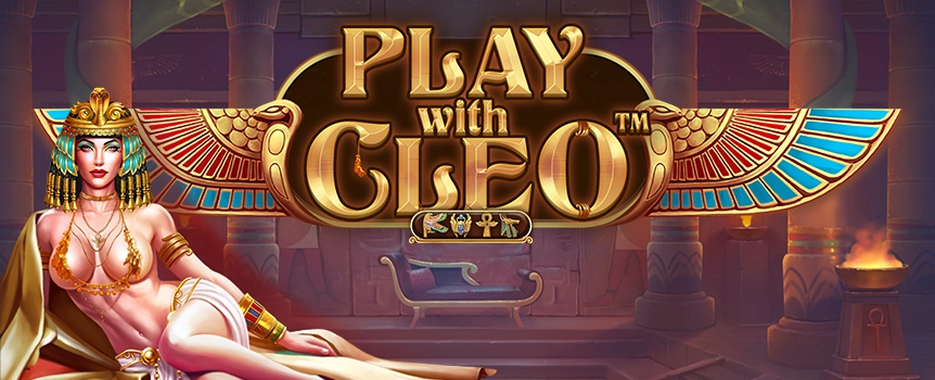 Open up Play with Cleo and you’ll see the slot takes you to the heart of ancient Egypt, where the captivating Cleopatra awaits to guide you through a world filled with riches and wonders. 