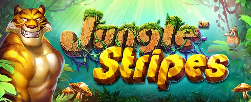 Spin the reels of the fantastic Jungle Stripes online slot today at Cafe Casino and see if you can land the impressive top prize, worth 500x your bet.