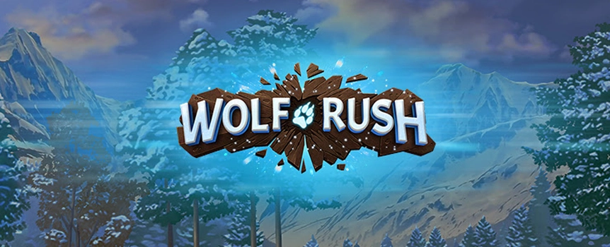 You’ll soon be running with the Wolves when you take a spin this exhilarating 4 Row, 5 Reel, 40 Pay-line Wolf-themed slot. 