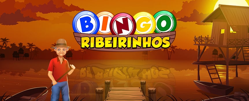 The Ribeirinhos are a group of native South Americans who live by rivers. Join these happy-go-lucky folk for a game of river bingo. You’ll get to watch the sun set behind huts teetering on stilts, and see a man paddle listlessly in a boat. The payouts are just as enticing as the game’s graphics; 11 patterns trigger wins, and one pattern triggers a bonus round that’ll have you collecting coins as you pick up baskets of fish. If you find yourself struggling to land these wins, take advantage of the game’s Extra Ball feature. You can buy up to 13 spare balls when you’re one number short of a winning pattern.