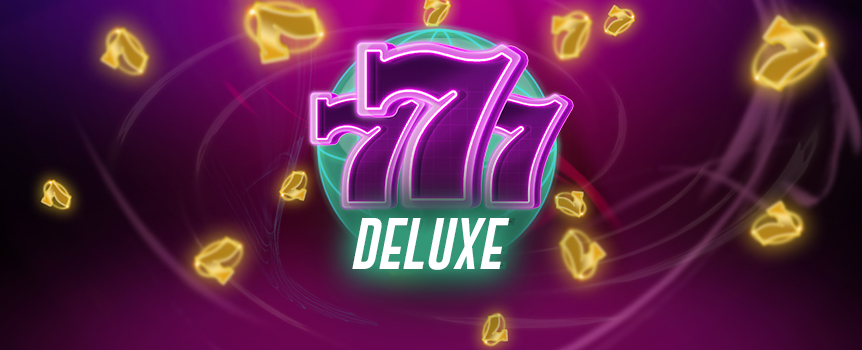 For a classic slot machine experience, try spinning the reels of 777 Deluxe. Bells, fruit, 7s, and BARs all pay homage to the original fruit machine, but unlike the original, 777 Deluxe offers bonus rounds and mystery symbols.