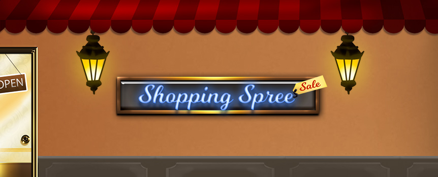 There is finally a way to shop 'til you drop and still be left with loads of cash by the end. In the 5-reel, 9-line slot game, Shopping Spree, you get to browse luxurious items such as bouquets of flowers, pearl necklaces, bottles of nail polish, high-heels, makeup and much more as you stuff your bags with products and payouts. Land five diamond rings when betting the max, and you'll win the progressive jackpot. Choose between going on a grand shopping spree in New York City or simply taking the cash. With such a big payout, you could go on shopping forever.
