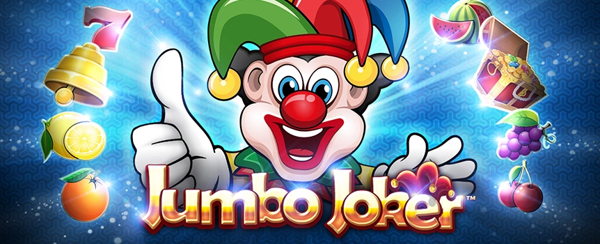 Step back in time with the Jumbo Joker online slot, available to play at Cafe Casino. This classic slot has a modern twist and a top prize of 3,200x your bet!