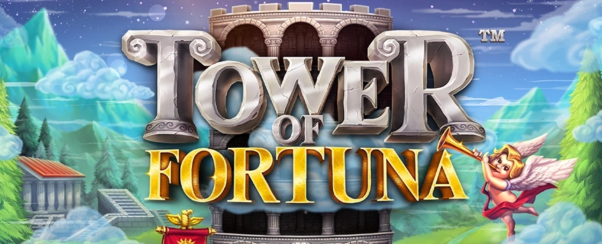 Play the Tower of Fortuna online slot here at Cafe Casino and see if you can trigger the free spins and win the gigantic top prize of 3,200x your bet!