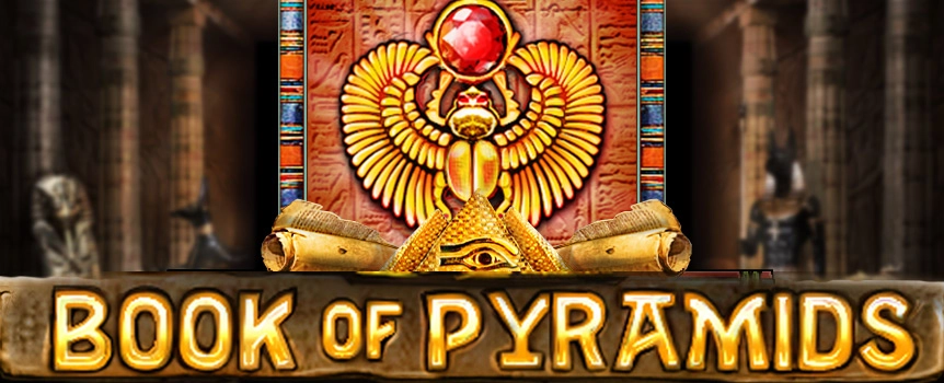 Do you love playing online slots based on ancient Egypt? If so, you should start spinning the reels of Book of Pyramids today, the Egypt themed slot with fantastic graphics, exciting gameplay, and some huge prizes. 