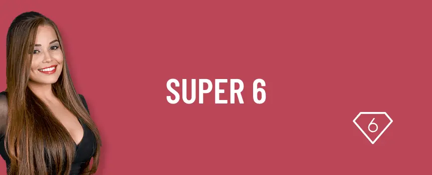 For a straightforward table game experience, try Super 6 with a live dealer. 