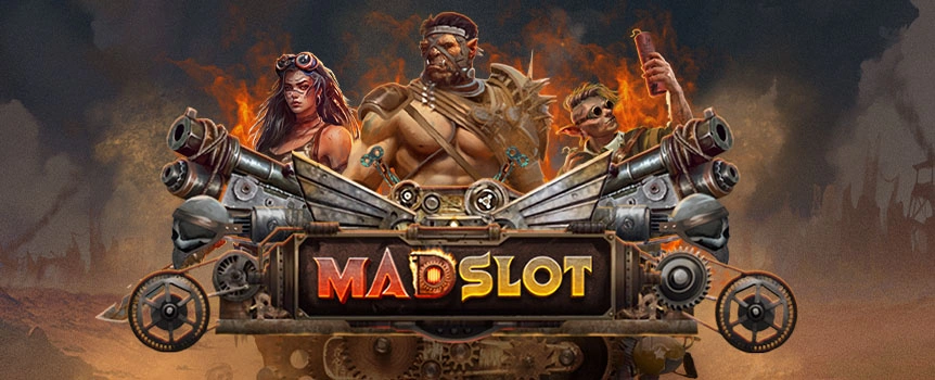 If the world’s gonna end, might as well go out spinning. Mad Slot brings the chaos, the grit, and the kind of wins that make surviving the wasteland totally worth it. A dusty, blown-out world, danger around every corner, and reels packed with the chance to land payouts up to 10,000x your bet. 